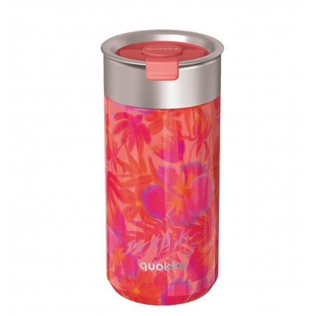 Quokka Boost, Nerezový termohrnček so sitkom Coral Garden, 400ml, 40064