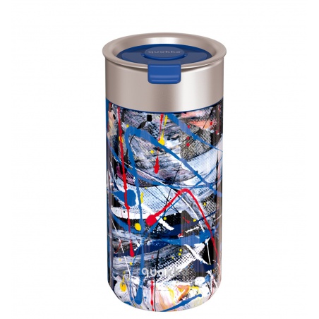 Quokka Boost, Nerezový termohrnček so sitkom Abstract, 400ml, 40067