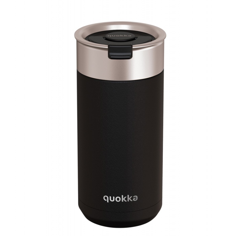 Quokka Boost, Nerezový termohrnček so sitkom Carbon Black, 400ml, 40077 Quokka Boost, Nerezový termohrnček so sitkom Carbon Black, 400ml, 40077