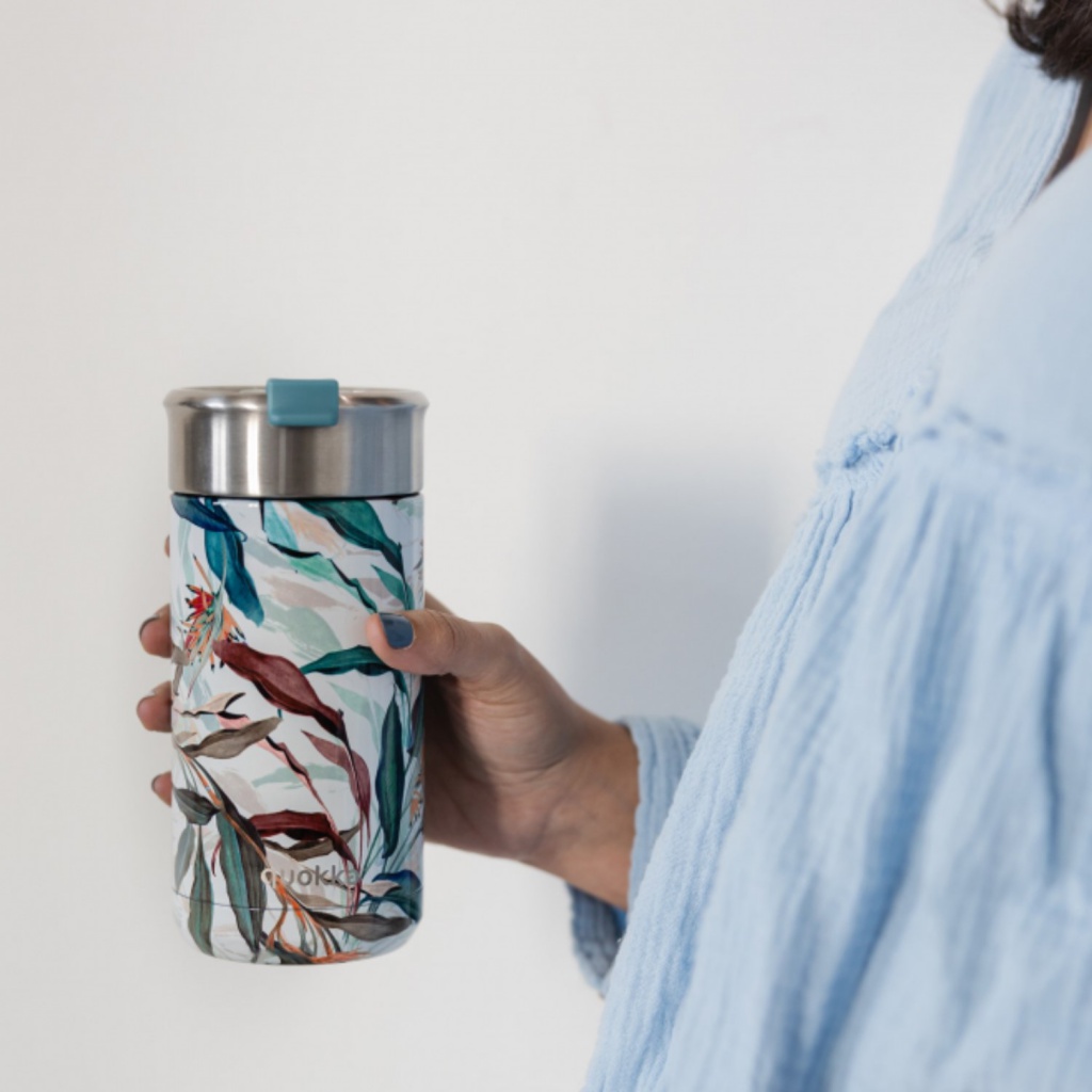 Quokka Boost, Nerezový termohrnček so sitkom Bouquet, 400ml, 40072