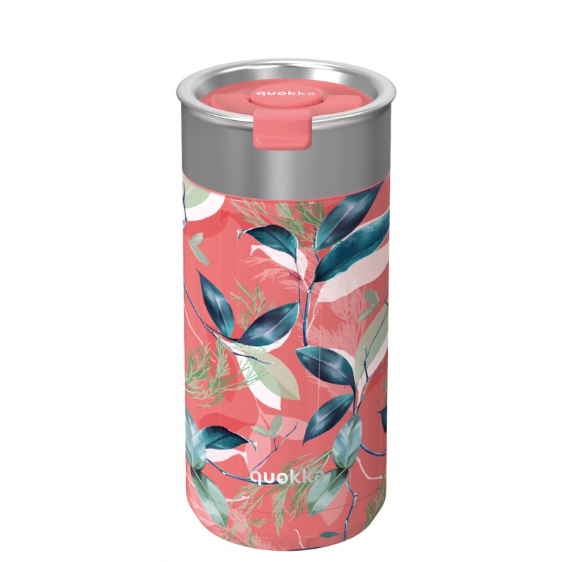 Quokka Boost, Nerezový termohrnček so sitkom Exotic Pink, 400ml, 40071 Quokka Boost, Nerezový termohrnček so sitkom Exotic Pink, 400ml, 40071