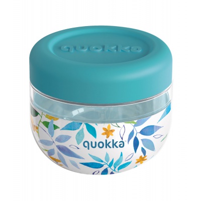 Quokka Bubble, Plastová nádoba na jedlo Watercolor Leaves, 500ml, 40126 Quokka Bubble, Plastová nádoba na jedlo Watercolor Leaves, 500ml, 40126