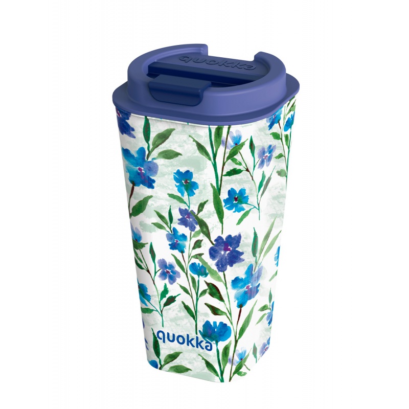 QUOKKA Flux, Plastový termohrnek DITSY BLOOM, 450ml, 40221 QUOKKA Flux, Plastový termohrnek DITSY BLOOM, 450ml, 40221