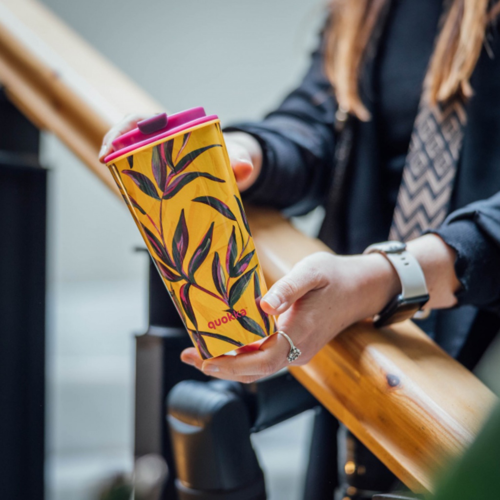 Quokka Flux, Plastový termohrnček Sun Garden, 450ml, 40223