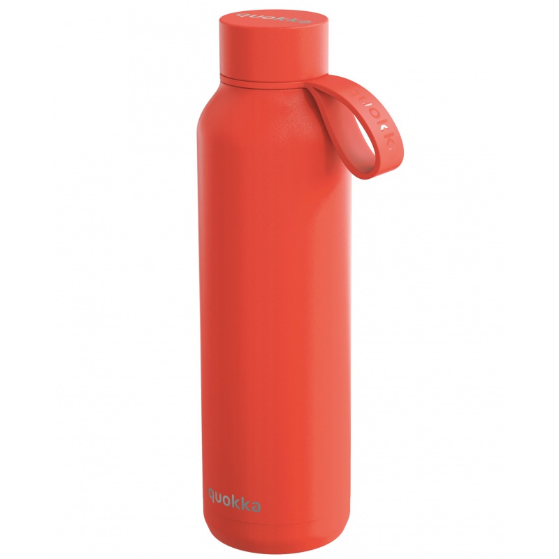 Quokka Solid, Nerezová láhev / termoska s poutkem Orange , 630ml, 40177 Quokka Solid, Nerezová láhev / termoska s poutkem Orange , 630ml, 40177