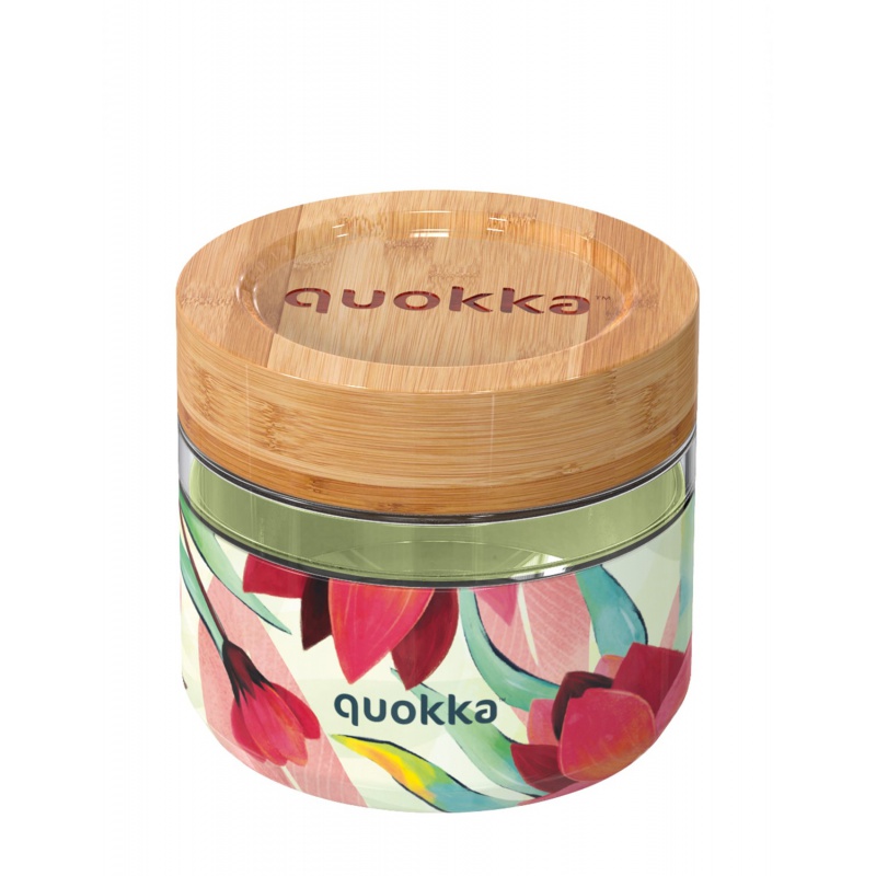 Quokka Deli, Skleněná nádoba na jídlo SPRING, 500ml, 40122