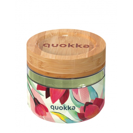 Quokka Deli, Sklenená nádoba na jedlo SPRING, 500ml, 40122