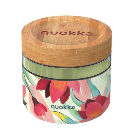 Quokka Deli, Skleněná nádoba na jídlo SPRING, 820ml, 40132