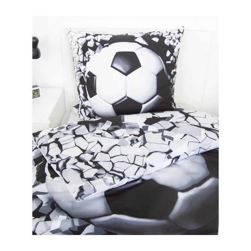 Bavlnené obliečky Herding 3D Futbal 140x200, 70x90 cm
