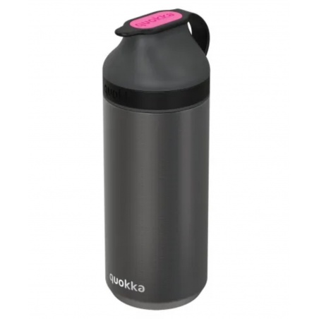 Quokka Mineral, Nerezová fľaša / termoska PINK FLUORITE, 335ml, 40300