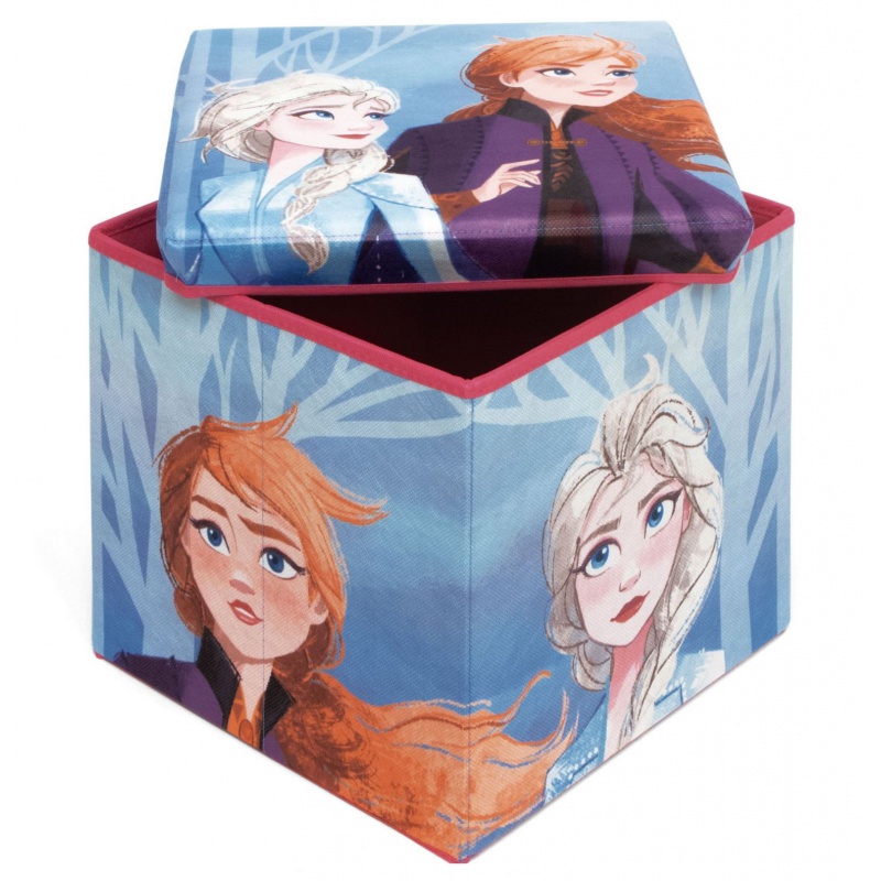 Úložný box s vrchnákom / taburetka 2v1 DISNEY FROZEN 2 – praktický box a taburetka pre deti Úložný box s vrchnákom / taburetka 2v1 DISNEY FROZEN 2 – praktický box a taburetka pre deti