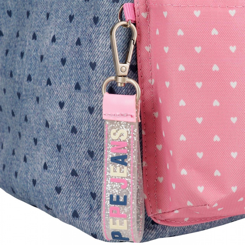 Školní batoh na kolečkách Pepe Jeans Noni Denim, 30L, 6822921 Školní batoh na kolečkách Pepe Jeans Noni Denim, 30L, 6822921