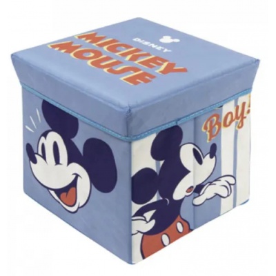Úložný box s vrchnákom / taburetka 2v1 MICKEY MOUSE – box na hračky pre deti Úložný box s vrchnákom / taburetka 2v1 MICKEY MOUSE – box na hračky pre deti
