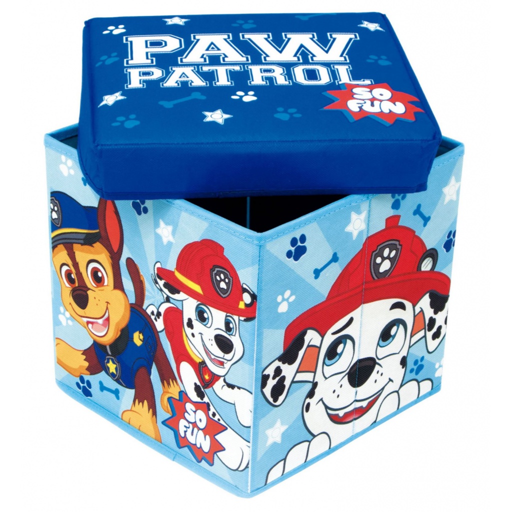 Úložný box s víkem / taburetka 2v1 PAW PATROL, PW13989