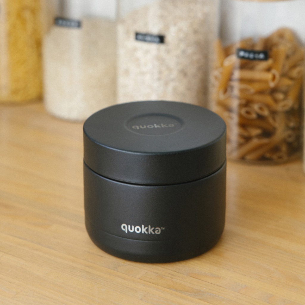 Quokka Whim, Nerezová termonádoba na jídlo Black, 360ml, 40114