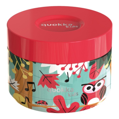 Quokka Kids Whim, Nerezová termonádoba na jedlo Grove Birds, 360ml, 40095 Quokka Kids Whim, Nerezová termonádoba na jedlo Grove Birds, 360ml, 40095