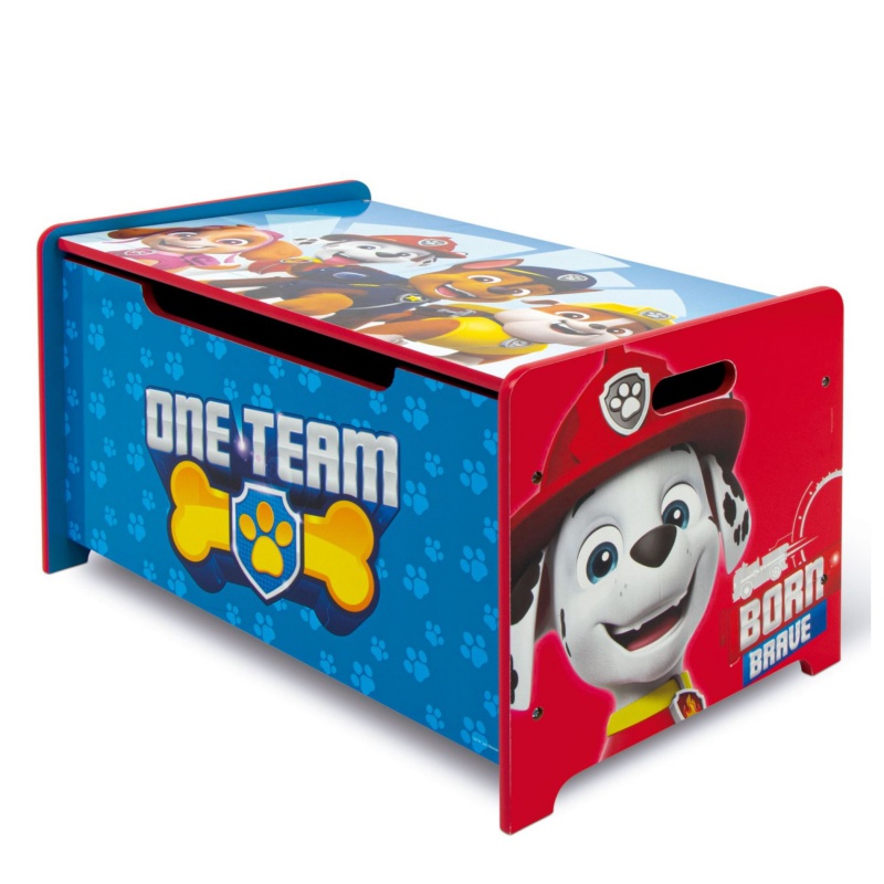 Dětský dřevěný nábytek 2v1 PAW PATROL Lavice/Box na hračky, PW14176 Dětský dřevěný nábytek 2v1 PAW PATROL Lavice/Box na hračky, PW14176