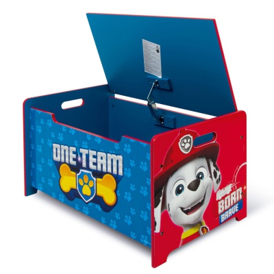 Dětský dřevěný nábytek 2v1 PAW PATROL Lavice/Box na hračky, PW14176 Dětský dřevěný nábytek 2v1 PAW PATROL Lavice/Box na hračky, PW14176