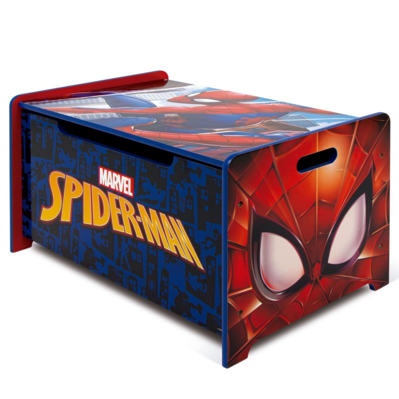 Dětský dřevěný nábytek 2v1 SPIDERMAN Lavice/Box na hračky, SM14179 Dětský dřevěný nábytek 2v1 SPIDERMAN Lavice/Box na hračky, SM14179