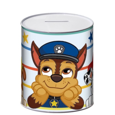 Plechová pokladnička PAW PATROL – skvelý spôsob šetrenia pre deti