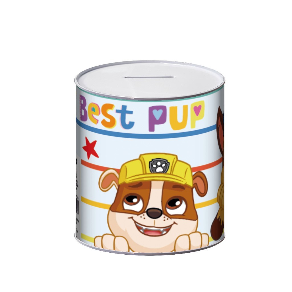Plechová pokladnička PAW PATROL – skvelý spôsob šetrenia pre deti