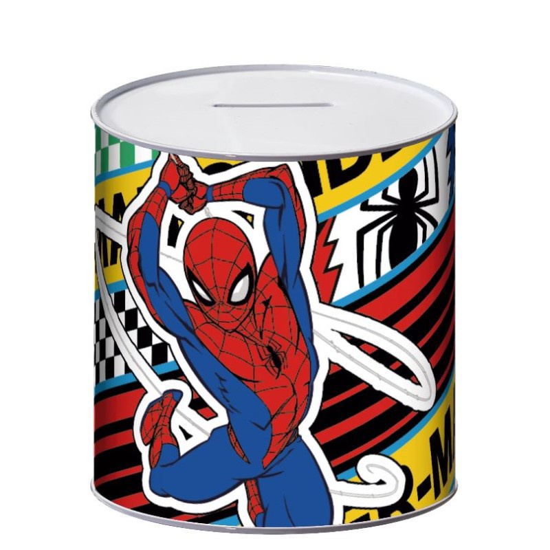 Plechová pokladnička SPIDERMAN – praktický nástroj na šetrenie pre deti Plechová pokladnička SPIDERMAN – praktický nástroj na šetrenie pre deti