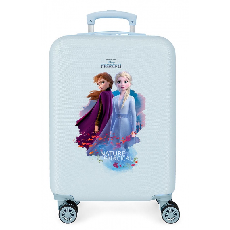 ABS cestovní kufr DISNEY FROZEN Nature Is Magical, 55x38x20cm, 34L, 4011421