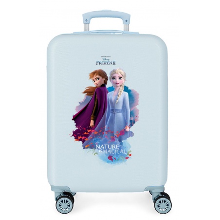 ABS cestovní kufr DISNEY FROZEN Nature Is Magical, 55x38x20cm, 34L, 4011421