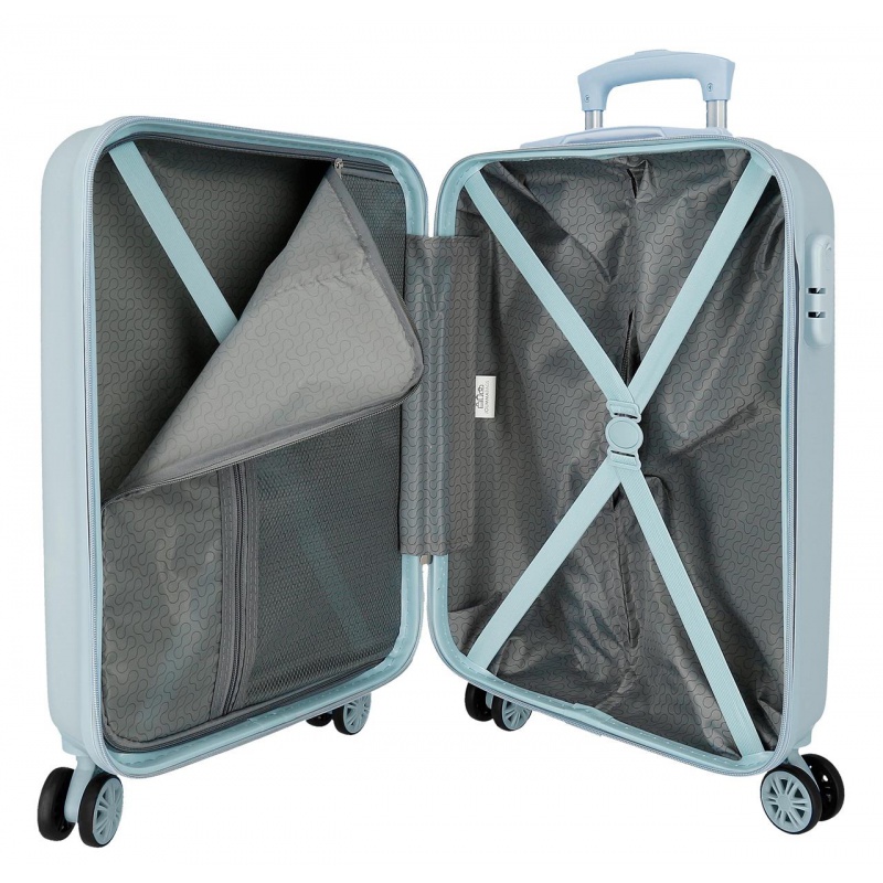 ABS cestovný kufor DISNEY FROZEN Nature Is Magical, 34L – detský kufor na cesty s motívom Frozen
