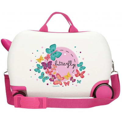 Detský cestovný kufor na kolieskach / odrážadlo MOVOM Butterfly, 25L, 3721061 Detský cestovný kufor na kolieskach / odrážadlo MOVOM Butterfly, 25L, 3721061