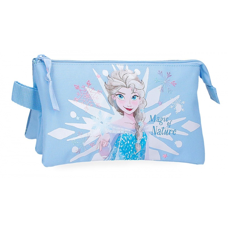 Pouzdro / neceser Disney Frozen Magic Ice – 3 složky s Elzou Pouzdro / neceser Disney Frozen Magic Ice – 3 složky s Elzou
