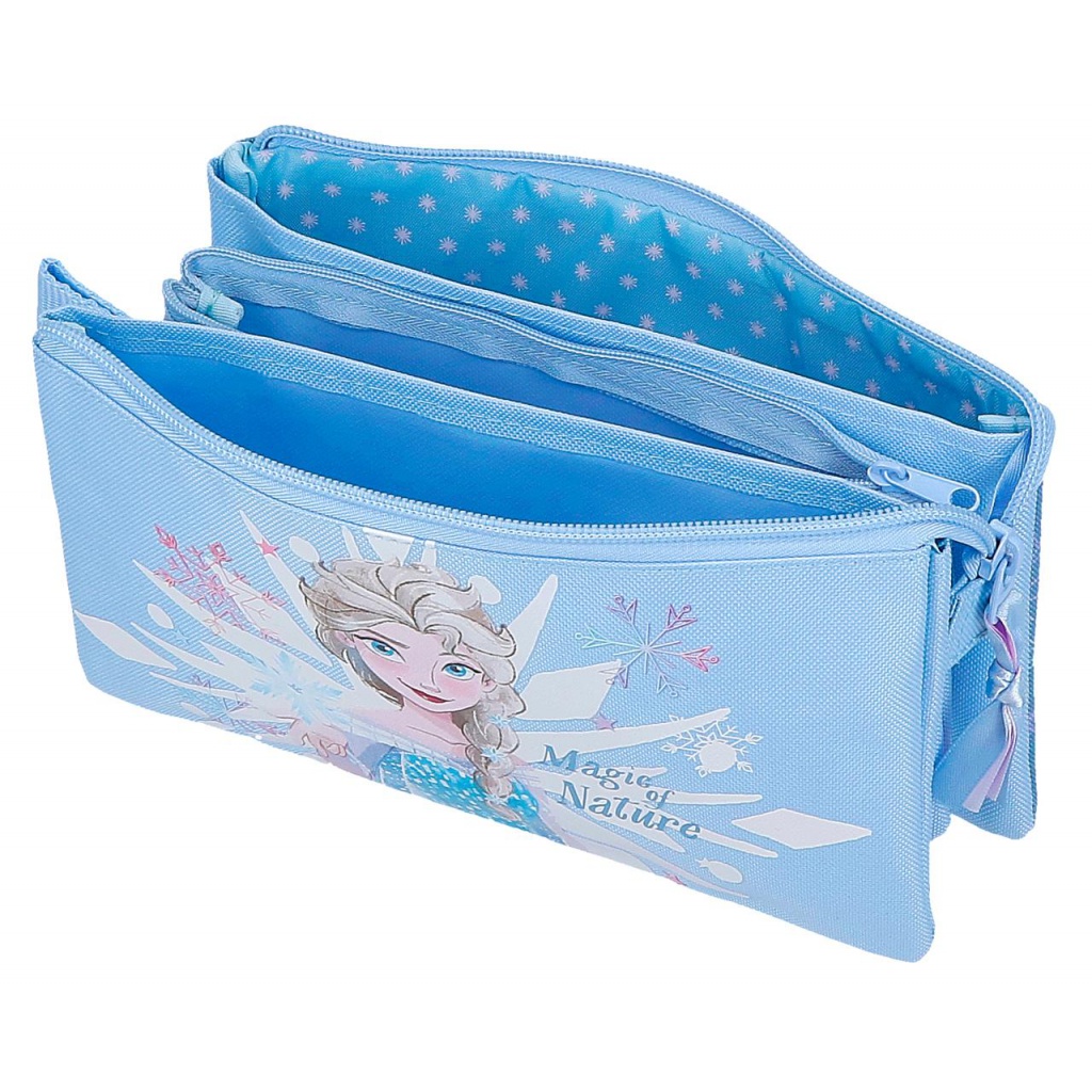 Dievčenské puzdro / neceser DISNEY FROZEN Magic Ice – 3 priečinky, 22 cm, 2944321