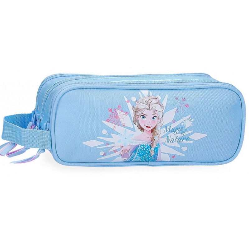 Pouzdro / neceser Disney Frozen Magic Ice - 3 zipy, taštička s Elzou Pouzdro / neceser Disney Frozen Magic Ice - 3 zipy, taštička s Elzou
