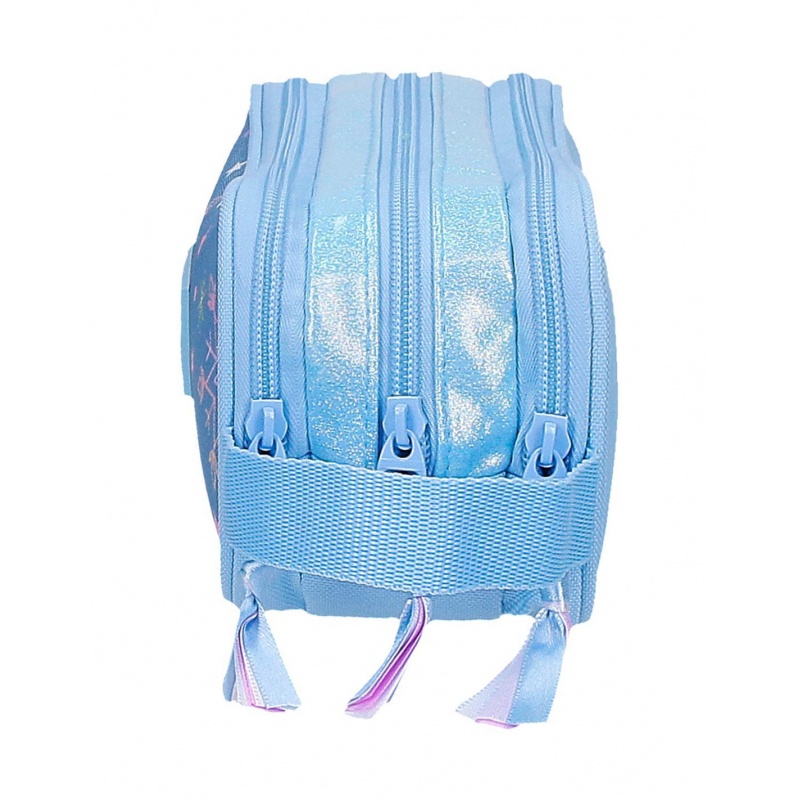 Pouzdro / neceser Disney Frozen Magic Ice - 3 zipy, taštička s Elzou Pouzdro / neceser Disney Frozen Magic Ice - 3 zipy, taštička s Elzou