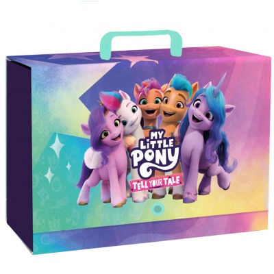 Kartonový kufřík s rukojetí My Little Pony Astra – XL, 108024009