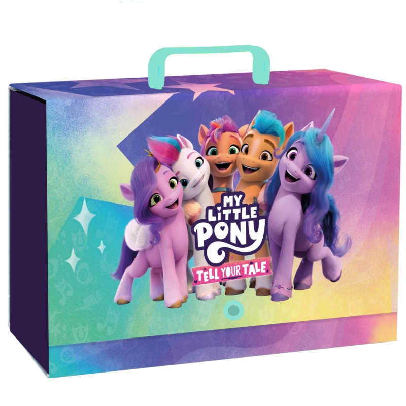 Kartonový kufřík s rukojetí My Little Pony Astra – XL, 108024009 Kartonový kufřík s rukojetí My Little Pony Astra – XL, 108024009