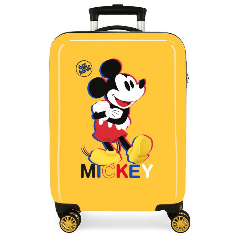 Luxusní dětský ABS cestovní kufr MICKEY MOUSE Ochre, 55x38x20cm, 34L, 2921722 Luxusní dětský ABS cestovní kufr MICKEY MOUSE Ochre, 55x38x20cm, 34L, 2921722