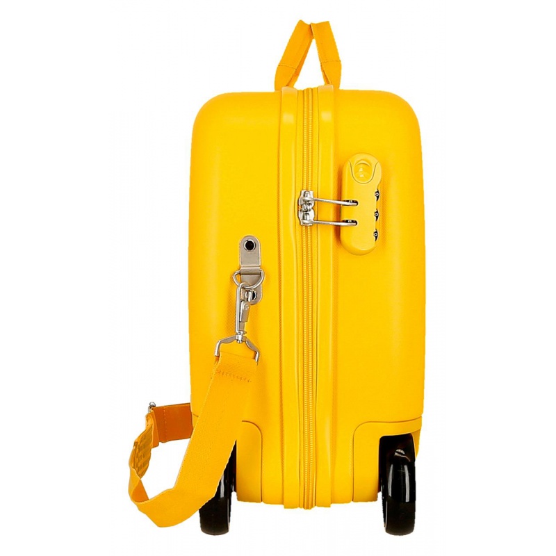 Detský cestovný kufor MICKEY MOUSE 3D Ochre, 34L – Multifunkčný kufor a odrážadlo Detský cestovný kufor MICKEY MOUSE 3D Ochre, 34L – Multifunkčný kufor a odrážadlo