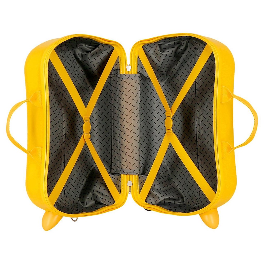 Detský cestovný kufor na kolieskach / odrážadlo MICKEY MOUSE 3D Ochre, 2921022