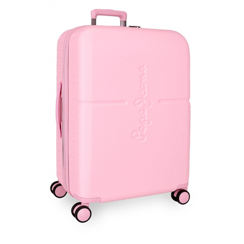 PEPE JEANS Highlight Light Pink, Cestovní kufr, 70x48x28cm, 79L, 768922C (medium exp.) PEPE JEANS Highlight Light Pink, Cestovní kufr, 70x48x28cm, 79L, 768922C (medium exp.)