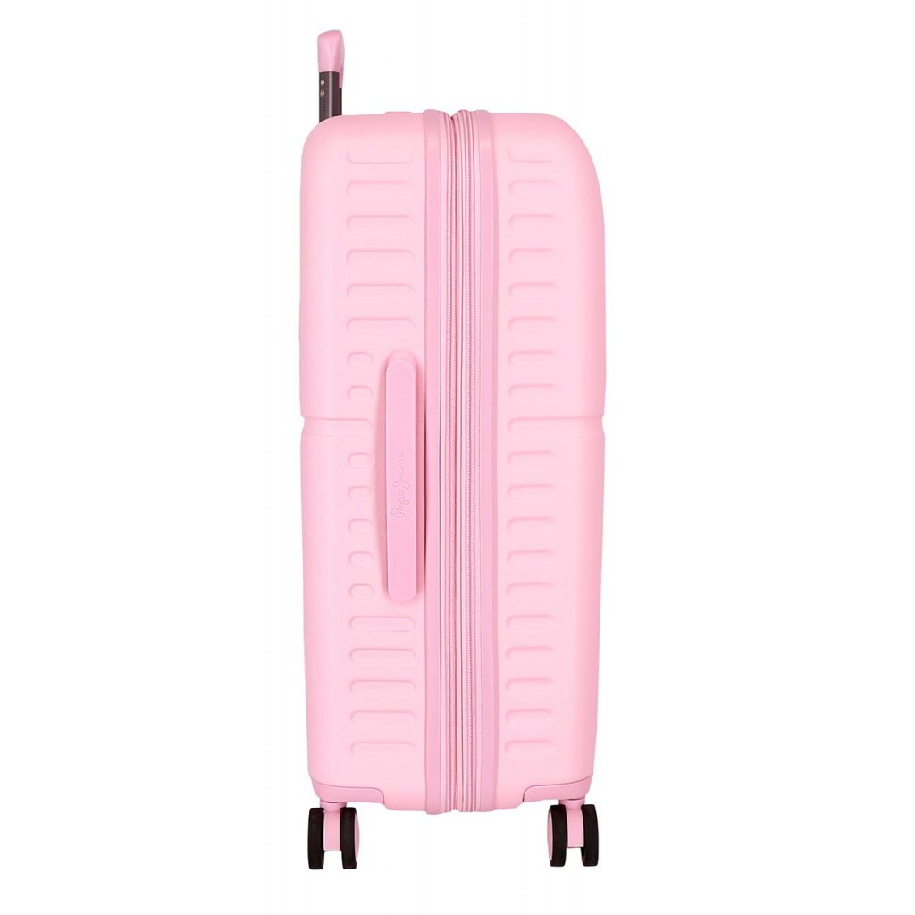 PEPE JEANS Highlight Light Pink, Cestovní kufr, 70x48x28cm, 79L, 768922C (medium exp.)