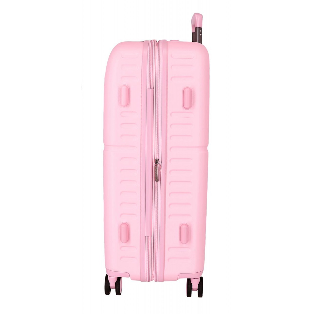 PEPE JEANS Highlight Light Pink, Cestovní kufr, 70x48x28cm, 79L, 768922C (medium exp.)