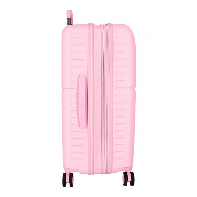 PEPE JEANS Highlight Light Pink, Cestovní kufr, 70x48x28cm, 79L, 768922C (medium exp.) PEPE JEANS Highlight Light Pink, Cestovní kufr, 70x48x28cm, 79L, 768922C (medium exp.)