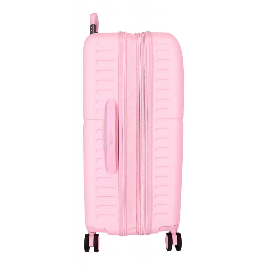 PEPE JEANS Highlight Light Pink, Cestovný kufor, 70x48x28cm, 79L, 768922C (medium exp.)