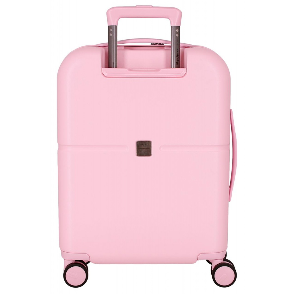 PEPE JEANS Highlight Light Pink, ABS Cestovní kufr, 55x40x20cm, 37L, 768912C (small)