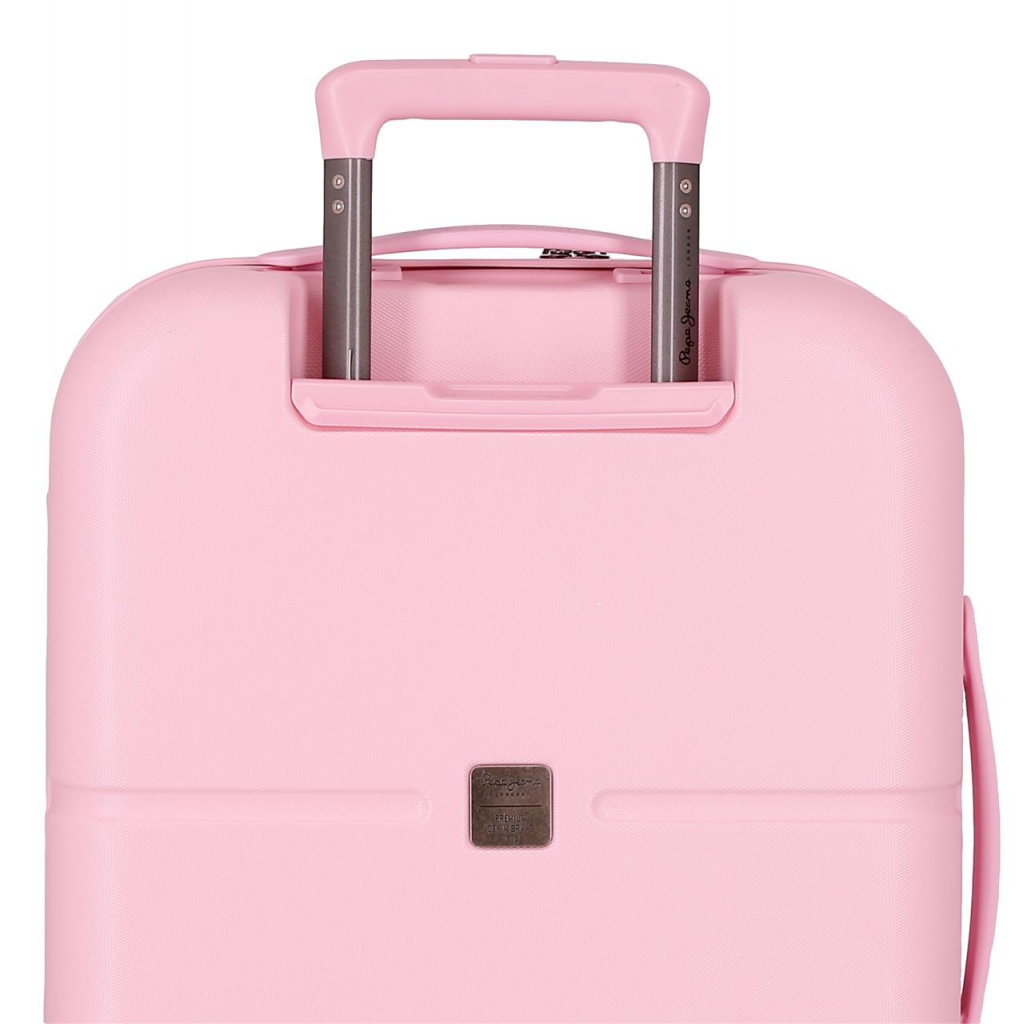 PEPE JEANS Highlight Light Pink, ABS Cestovní kufr, 55x40x20cm, 37L, 768912C (small)