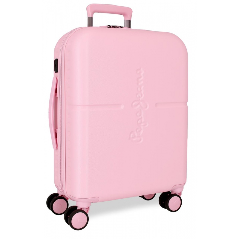 PEPE JEANS Highlight Light Pink, ABS Cestovný kufor, 55x40x20cm, 37L, 768862C (small exp.) PEPE JEANS Highlight Light Pink, ABS Cestovný kufor, 55x40x20cm, 37L, 768862C (small exp.)