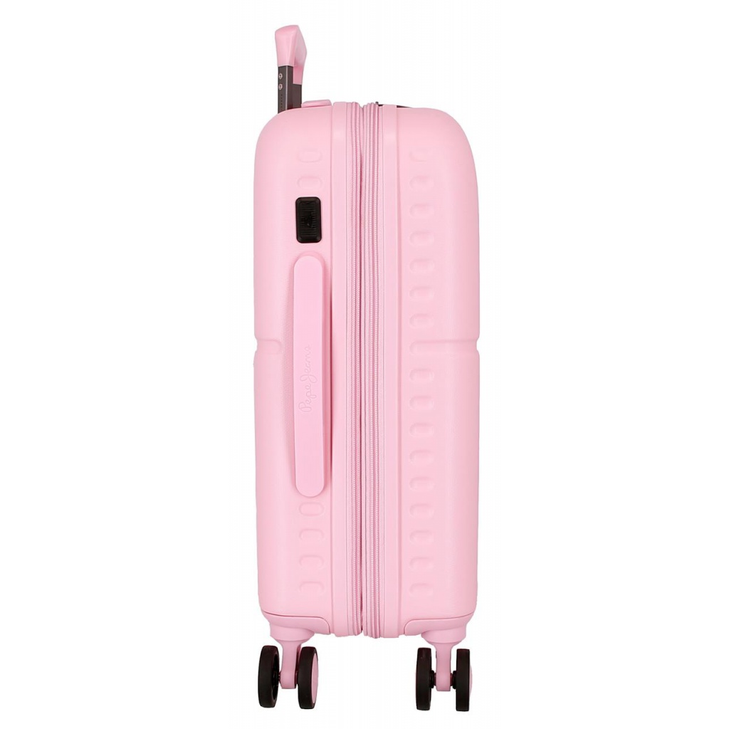 PEPE JEANS Highlight Light Pink, ABS Cestovný kufor, 55x40x20cm, 37L, 768862C (small exp.)