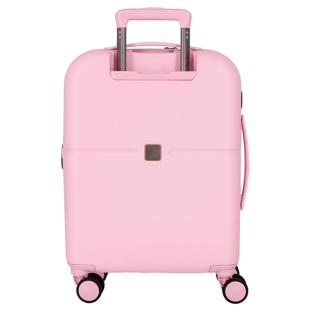 PEPE JEANS Highlight Light Pink, ABS Cestovní kufr, 55x40x20cm, 37L, 768862C (small exp.)