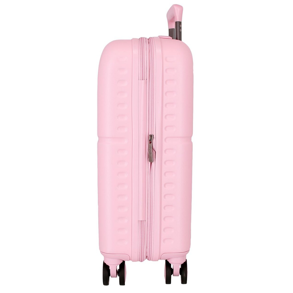 PEPE JEANS Highlight Light Pink, ABS Cestovní kufr, 55x40x20cm, 37L, 768862C (small exp.)